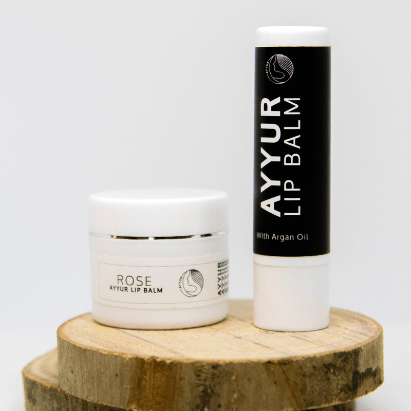 Argan Lip Balm & Rose Lip Balm